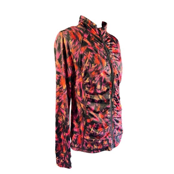 Exertek Zippered Work Out Jacket Women Size Petite Medium - Picture 3 of 9